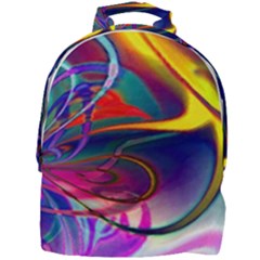 Colorful Rainbow Modern Paint Pattern 13 Mini Full Print Backpack