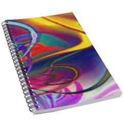 Colorful Rainbow Modern Paint Pattern 13 5.5  x 8.5  Notebook