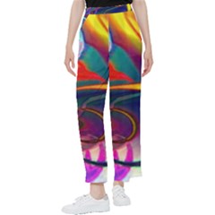 Colorful Rainbow Modern Paint Pattern 13 Women s Pants 