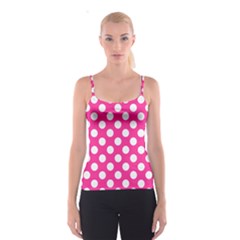 Pretty In Pink Polka Dot Spaghetti Strap Top by ConcreteRose