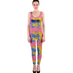 Abstract Painting One Piece Catsuit by SychEva