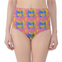 Abstract Painting Classic High-waist Bikini Bottoms by SychEva