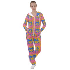 Abstract Painting Women s Tracksuit by SychEva