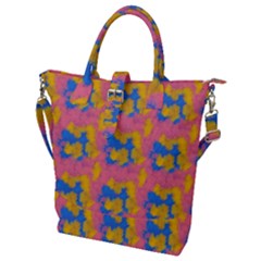 Abstract Painting Buckle Top Tote Bag by SychEva
