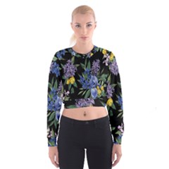 Floral Cropped Sweatshirt