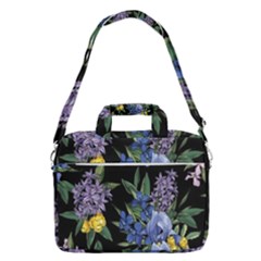 Floral Macbook Pro Shoulder Laptop Bag (large) by Sparkle
