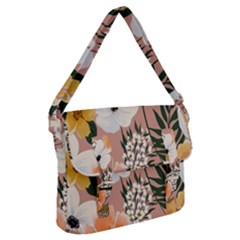 Floral Buckle Messenger Bag