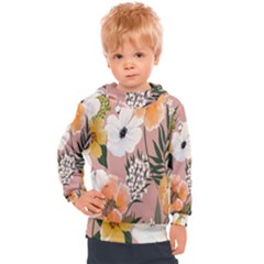 Floral Kids  Hooded Pullover by Sparkle