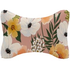 Floral Seat Head Rest Cushion