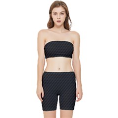 Dragonscale Stretch Shorts And Tube Top Set