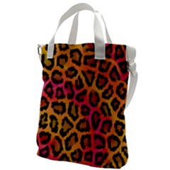 Leopard Print Canvas Messenger Bag by skindeep