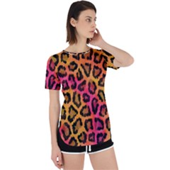 Leopard Print Perpetual Short Sleeve T-shirt