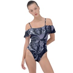 Satellite Frill Detail One Piece Swimsuit by MRNStudios