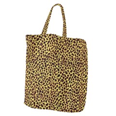 Fur-leopard 2 Giant Grocery Tote by skindeep