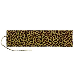 Fur-leopard 2 Roll Up Canvas Pencil Holder (l) by skindeep