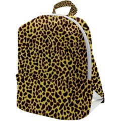 Fur-leopard 2 Zip Up Backpack by skindeep