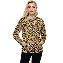 Fur-leopard 2 Women s Lightweight Drawstring Hoodie by skindeep