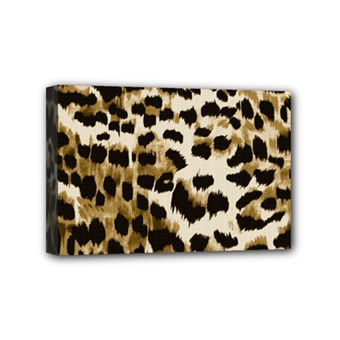 Leopard-print 2 Mini Canvas 6  X 4  (stretched) by skindeep