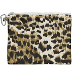 Leopard-print 2 Canvas Cosmetic Bag (xxxl) by skindeep