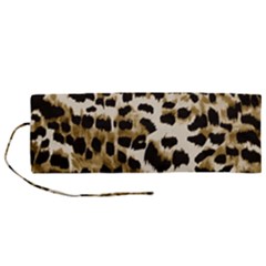 Leopard-print 2 Roll Up Canvas Pencil Holder (m) by skindeep