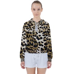 Leopard-print 2 Women s Tie Up Sweat by skindeep