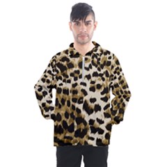 Leopard-print 2 Men s Half Zip Pullover by skindeep