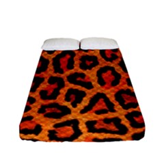 Leopard-print 3 Fitted Sheet (full/ Double Size) by skindeep