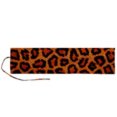 Leopard-print 3 Roll Up Canvas Pencil Holder (l) by skindeep