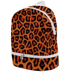 Leopard-print 3 Zip Bottom Backpack by skindeep