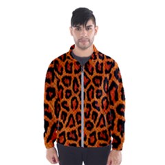 Leopard-print 3 Men s Windbreaker by skindeep