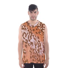 Leopard-knitted Men s Basketball Tank Top by skindeep