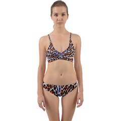 Fur-leopard 5 Wrap Around Bikini Set by skindeep