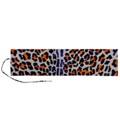 Fur-leopard 5 Roll Up Canvas Pencil Holder (l) by skindeep