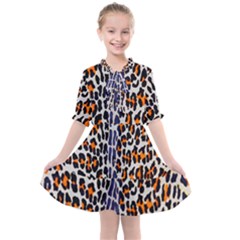 Fur-leopard 5 Kids  All Frills Chiffon Dress by skindeep