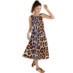 Fur-leopard 5 Summer Maxi Dress by skindeep