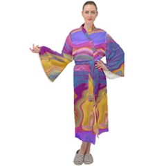 Flow Maxi Velour Kimono by kiernankallan