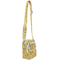 Folk Flowers Pattern  Shoulder Strap Belt Bag by Eskimos