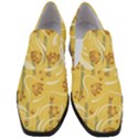 Folk flowers pattern  Women Slip On Heel Loafers View1