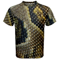 Leatherette Snake 2 Men s Cotton Tee by skindeep