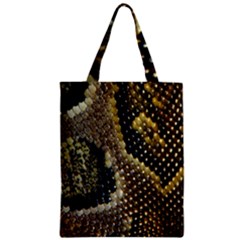 Leatherette Snake 2 Zipper Classic Tote Bag by skindeep