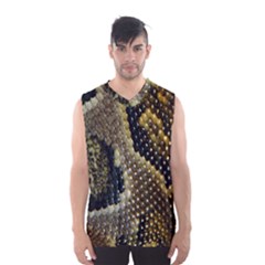 Leatherette Snake 2 Men s Basketball Tank Top by skindeep