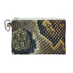 Leatherette Snake 2 Canvas Cosmetic Bag (large) by skindeep