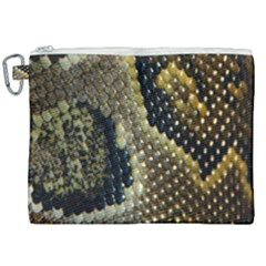 Leatherette Snake 2 Canvas Cosmetic Bag (xxl) by skindeep