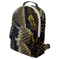 Leatherette Snake 2 Flap Pocket Backpack (small) by skindeep