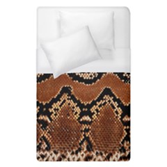 Leatherette Snake 3 Duvet Cover (single Size) by skindeep