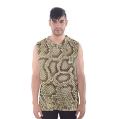 Leatherette Snake 4 Men s Basketball Tank Top by skindeep