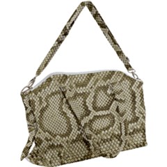 Leatherette Snake 4 Canvas Crossbody Bag by skindeep