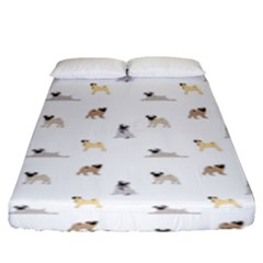 Funny Pugs Fitted Sheet (king Size) by SychEva