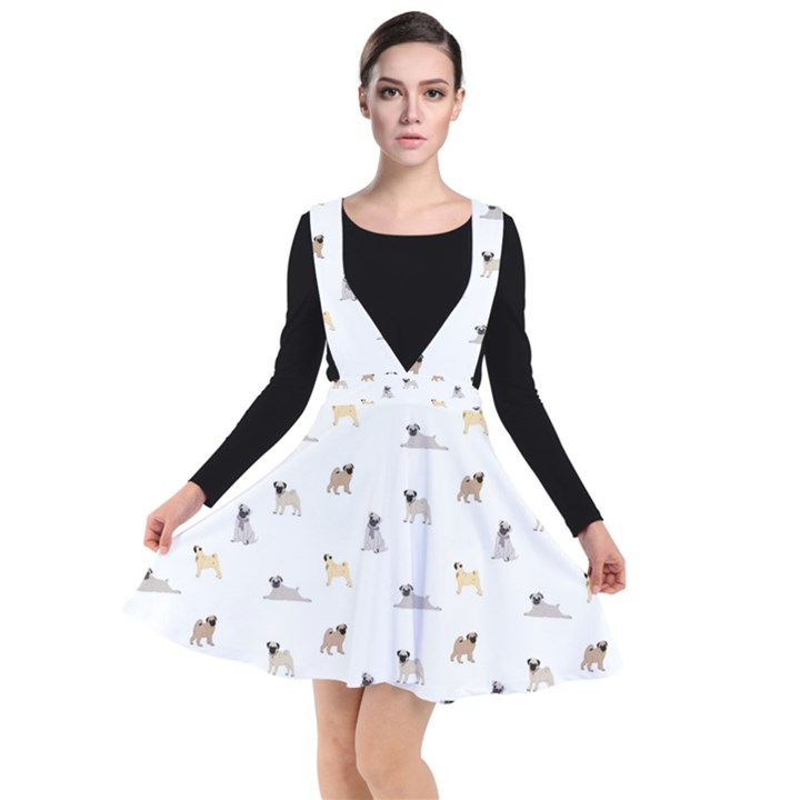 Funny Pugs Plunge Pinafore Dress