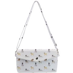 Funny Pugs Removable Strap Clutch Bag by SychEva